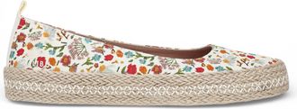 Blowfish Dames Bloemen Witte Ballet Ballerina Vrijetijdsschoenen - Benita