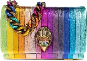 Kurt Geiger Borsa a tracolla a righe - Blu