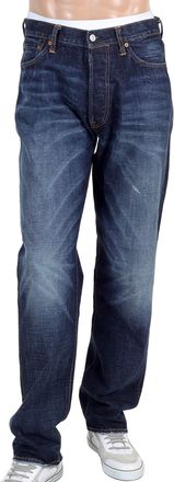 Evisu Jeans diacock Dark Stone wash Jean EVIS1689 Blue