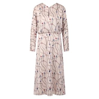 Marc Cain Midi Jurk - Dames - Jurken - Beige - Maat: M