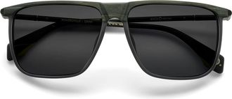 Etnia Barcelona Romeroville Polarized GRYW Mens Sunglasses Green Size 57