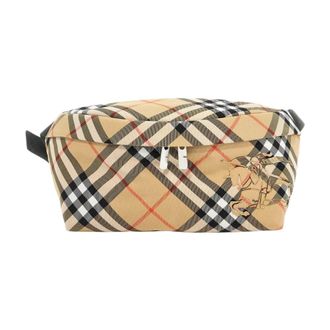 Burberry Tassen, unisex, Beige, ONE Size, Ruiter Check Marsupial Tas