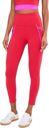 Beach Riot Von 7/8 Leggings Womens Workout Royal Red : SM, Lycra/Nylon