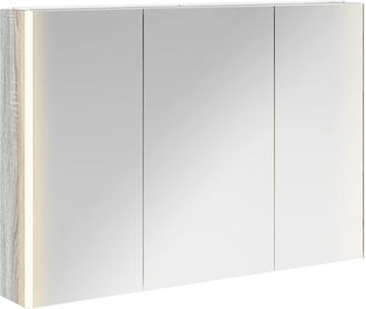 vidaXL Armario Con Espejo De Ba&ntilde;o Gris Sonoma 103,5 X 15,5 X 70 Cm Vidaxl