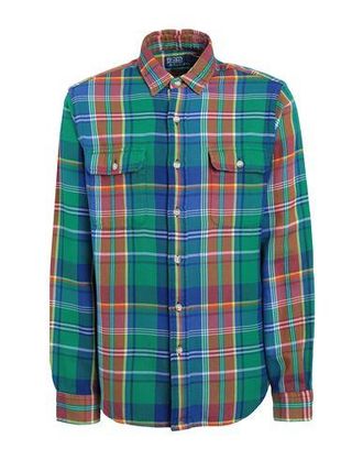 Ralph Lauren CLASSIC FIT PLAID TWILL WORKSHIRT