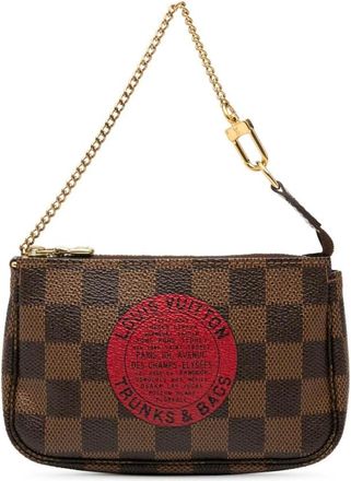 Louis Vuitton Pre-owned Mini Bags, female, Brown, Size: ONE SIZE Pre-owned Mini Handbag with Chain
