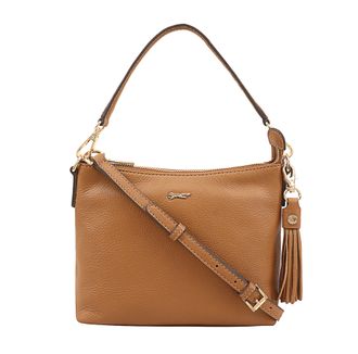 Paul Costelloe Womens Mestolo Brown Leather Multi Way Bag - One Size