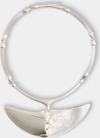 Mahnaz Collection Womens Vintage 1960 Bj&ouml;rn Weckstr&ouml;m for Lapponia Finnish Silver and Resin Collar