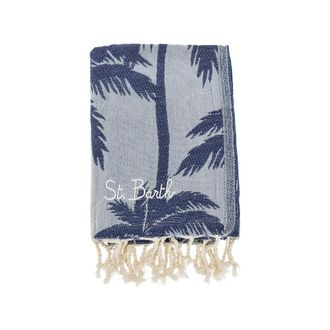Saint Barth Cotton beach towel with Palmera motif Man One Size