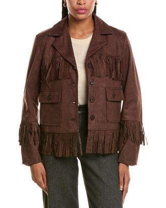 Stella + Lorenzo Short Fringe Jacket