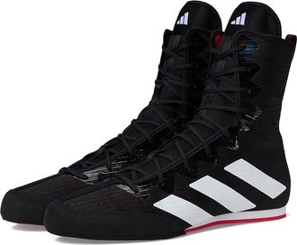 adidas Box Hog 4 Shoes Black/White/Pure Ruby : Mens 8.5 - Womens 9.5 Medium, Textile