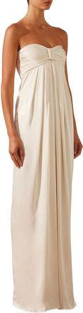 Shona Joy La Lune Strapless Knot Maxi Dress