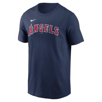 Nike Mike Trout Los Angeles Angels Nike Mens MLB T-Shirt in Blue | N19944BAN9-LNQ