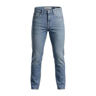 Guess Slim-fit Jeans, male, Blue, Size: W29 L32 Zip and Button Fastening Denim Jeans