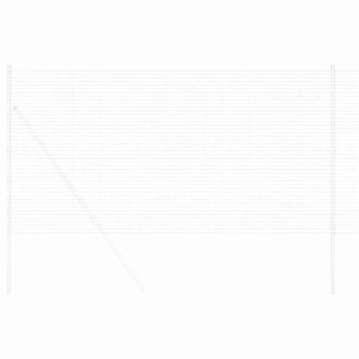 Berkfield Home Modern Welded Wire Fence 1.4x50 m Galvanised Steel in Silver
