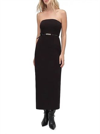 Favorite Daughter The Long Willow Dress In Black
