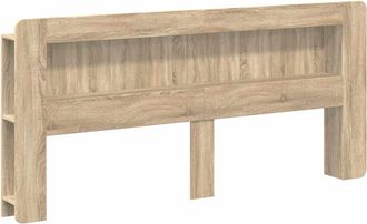 vidaXL Cabecero Con Armario Roble Sonoma Madera De Ingenier&iacute;a Vidaxl