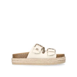 Kurt Geiger Womens Raquel Sandals - White - Size UK 8