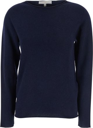 Antonelli agrippa Blue Crewneck Sweater In Wool Woman