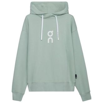On Club Hoodie Pullover f&uuml;r Damen | t&uuml;rkis/grau