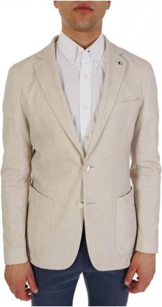 HUGO BOSS Jassen > Blazers - Heren - Blazers - Beige - M - Jassen