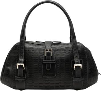 Loewe Pre-owned Senda Handbag - Dames - Vintage Handtas - Zwart - ONE Size - Leer - Vintage