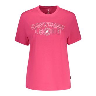 Converse Mujer, Camisetas, Rosa, Talla: XS