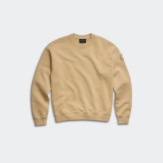 Canada Goose Wander Crew Tonal Label (Women, Ecru Beige, L)