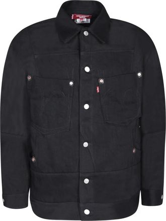 Junya Watanabe Wlj 910 Overshirt - Heren - Zomerjassen - Zwart - M - Wol - Jassen
