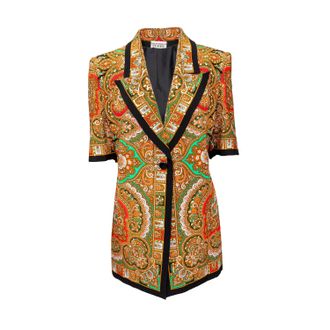 Gianfranco Ferre Gianfranco Ferr&eacute; Paisley Gedrukt Jack - 90s