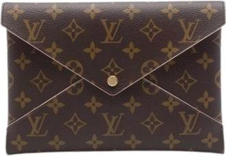 Louis Vuitton Pre-owned Kirigami Clutch - Dames - Vintage Clutch - Bruin - ONE Size - Vintage