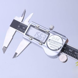OEM Calibrador Digital De Acero Inoxidable De 150 Mm/6, Resistente Al Agua Ip54, Con Pantalla Lcd (conversi&oacute;n De Mm/pulgadas/fracciones)
