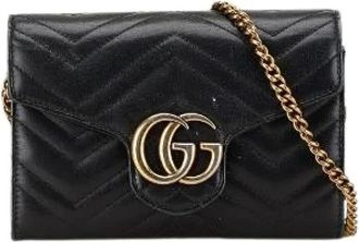 Gucci Pre-owned Cross Body Bags, female, Black, Size: ONE SIZE Pre-owned Vintage Cross Body Bag