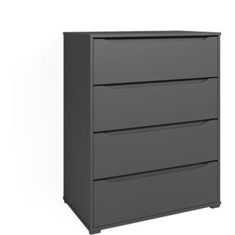Vicco Credenza Ruben, Antracite, 80 x 101.6 cm con 4 cassetti
