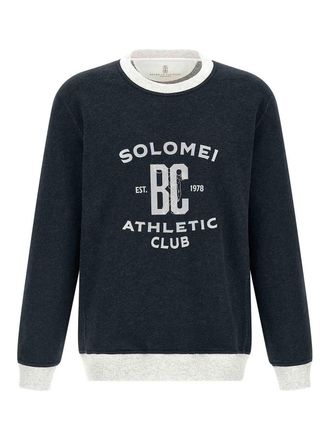 Brunello Cucinelli Cotton And Linen Sweatshirt