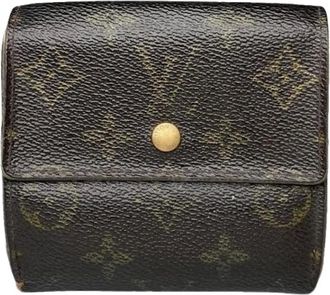 Louis Vuitton Pre-owned Wallets, female, Brown, Size: ONE SIZE Pre-owned Leather Wallet