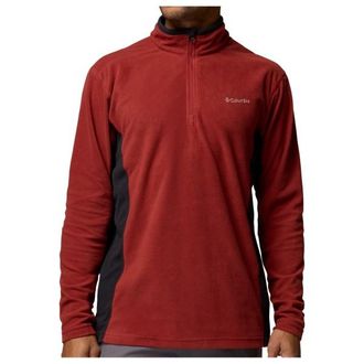 Columbia Klamath Range II Half Zip Fleecepullover f&uuml;r Herren | rot