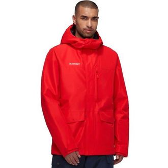 Mammut Fall Line Hs Thermo Hooded Jacket - Mens in Mammut Red at Nordstrom, Size X-Large