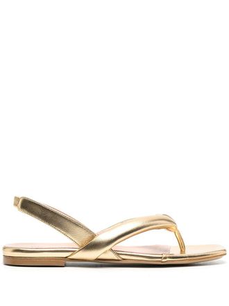 Giaborghini Sandalen met bandje - Goud