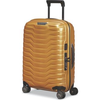Samsonite Proxis Global Carry-On Hardside TSA Friendly Spinner in Honey Gold at Nordstrom, Size Small