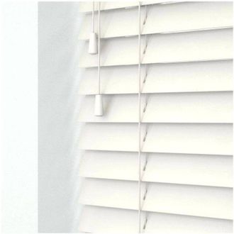 Trade Shop Trade Shop - Tenda Veneziana Da Interno Casa Para Sole Effetto Legno Colore Bianco 120x175cm