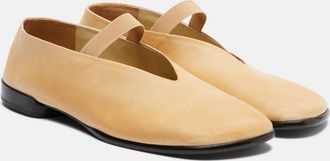 Christophe Lemaire Glove leather ballet flats