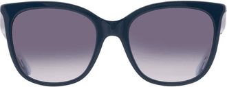 Calvin Klein Blue Gradient Cat Eye Ladies Sunglasses CK23500S 438 55