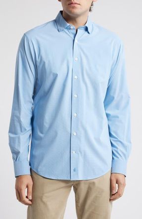 Johnnie-O Travis Button-Down Shirt in Laguna Blue at Nordstrom, Size Xx-Large