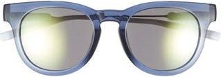 Nike Essence Round Sunglasses in Diffused Blue /Yellow Mirror at Nordstrom Rack