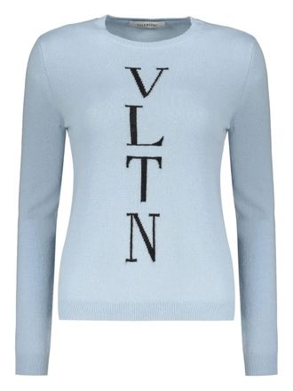 Valentino Garavani Maglione con logo - Blu