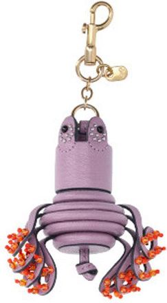 Anya Hindmarch Purple Octopus Goatskin Keychain