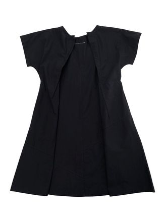 Maison Margiela Cotton A-Line Dress - Black