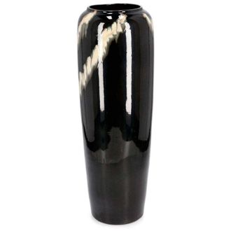 Decorspace Vaso Coira alto in terracotta smaltata per uso esterno h 81 cm