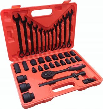OEM Juego De Herramientas Wmc 37 Piezas Llaves Y Vasos 8-32 Mm